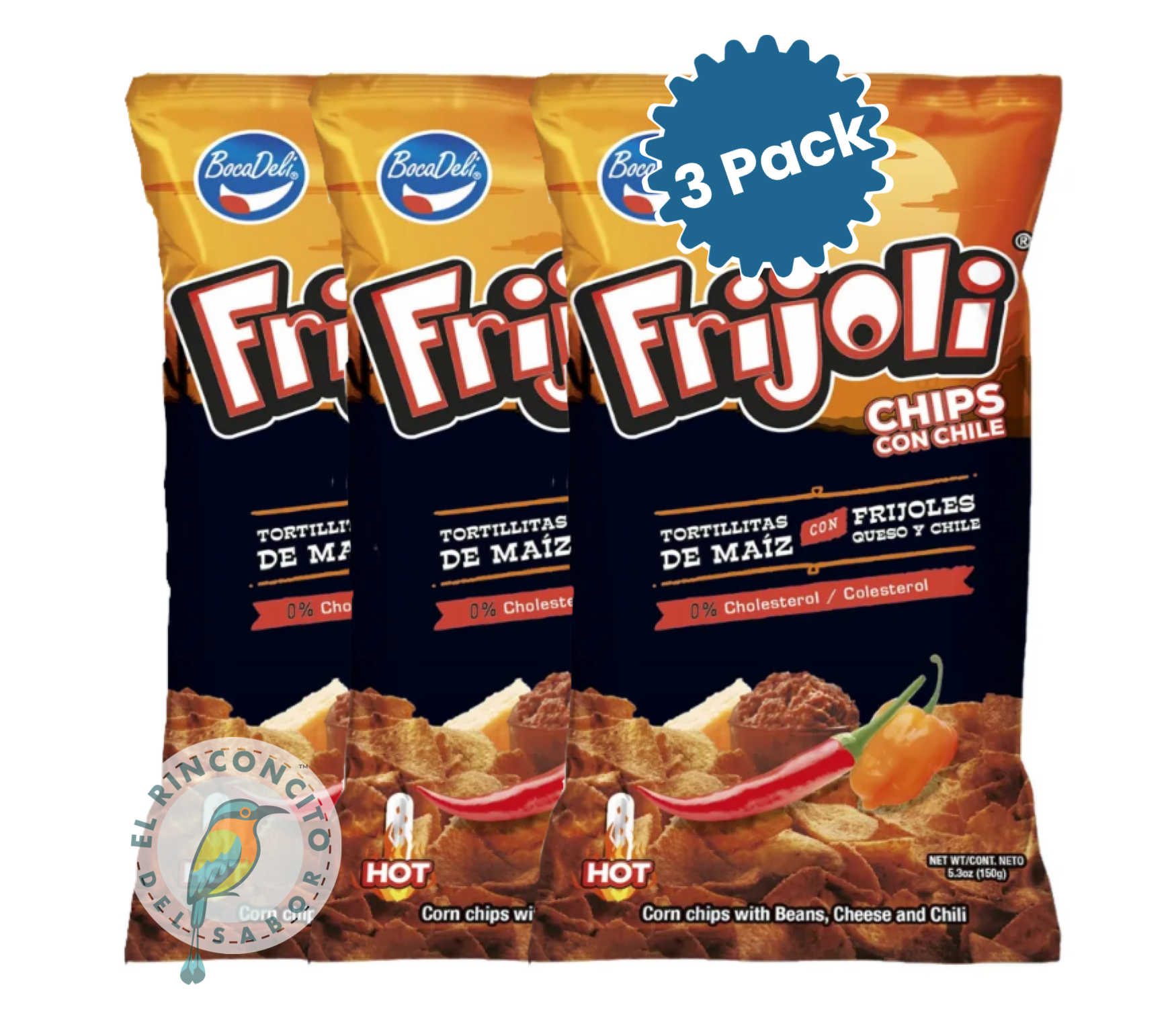 Bocadeli Snack 3 Paquete Variedad