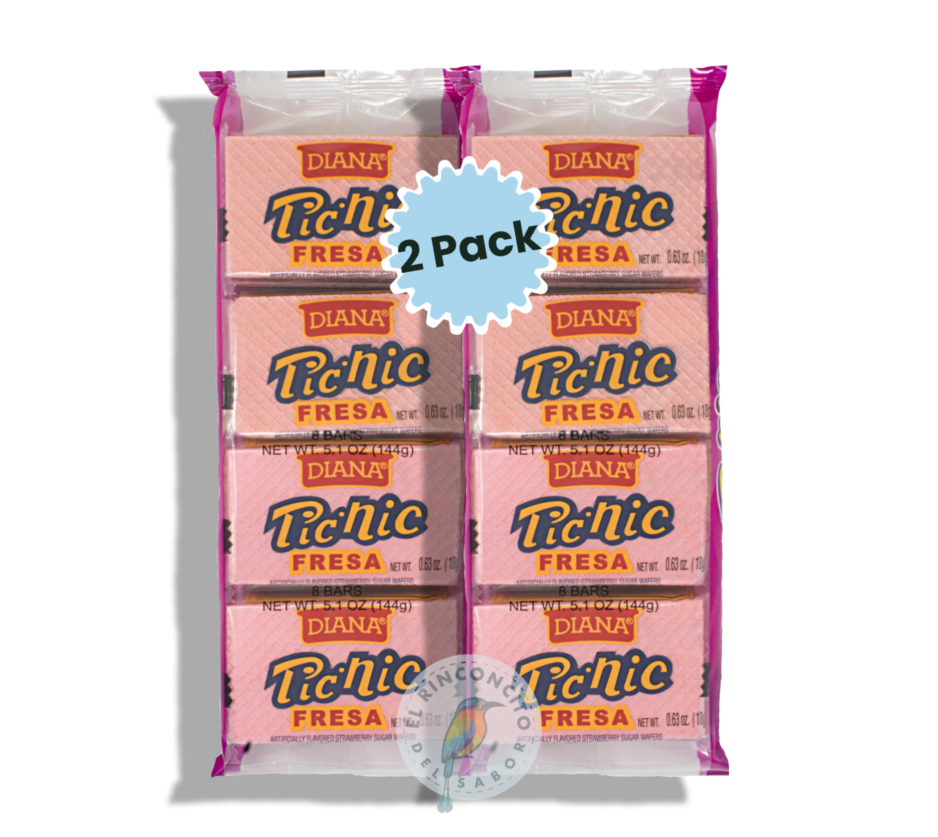 Galleta Diana Pic Nic – Fresa y Vainilla / Strawberry & Vanilla (El Salvador)