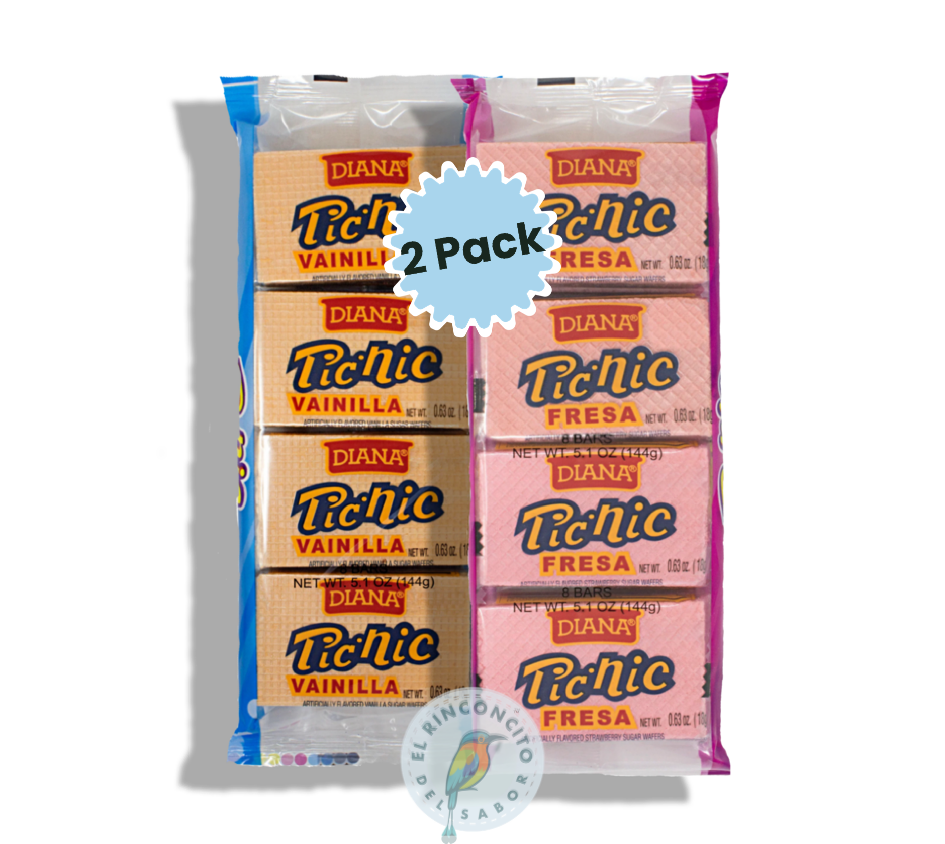 Galleta Diana Pic Nic – Fresa y Vainilla / Strawberry & Vanilla (El Salvador)