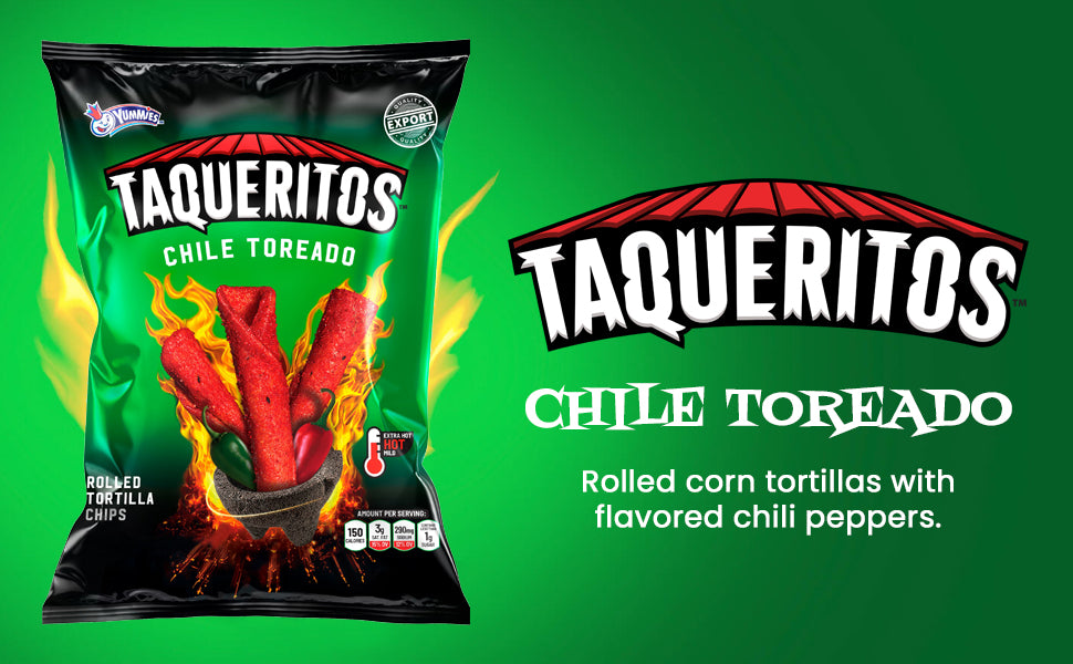 TAQUERITOS Chile Toreado by Yummies! 8oz Individual