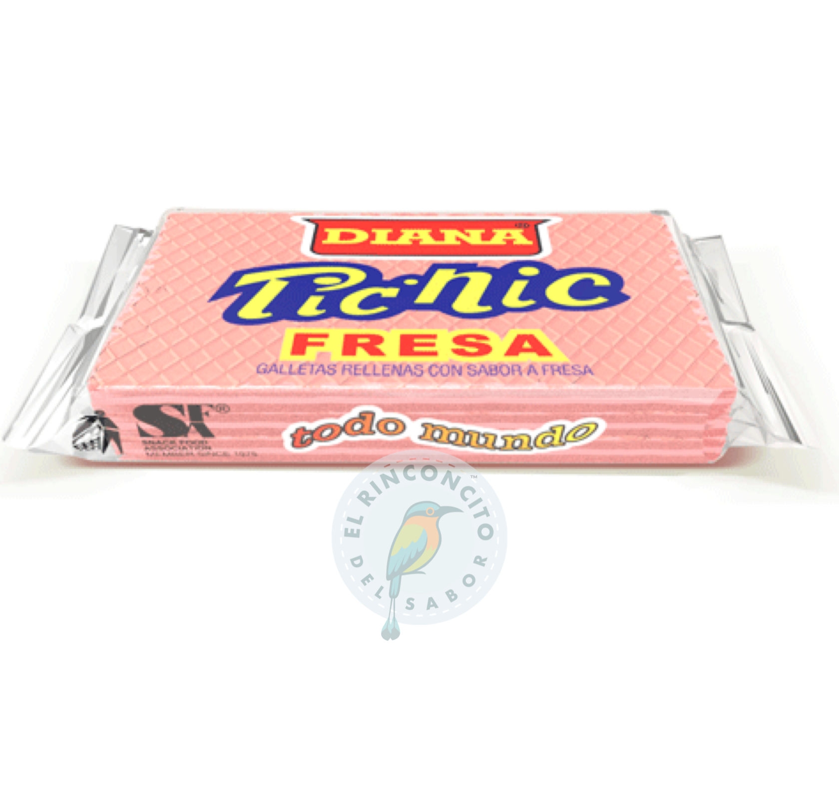 Galleta Diana Pic Nic – Fresa y Vainilla / Strawberry & Vanilla (El Salvador