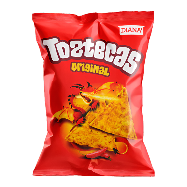 Diana Snack Box 8 Sabores |Churritos, Jalapeños, Nachos,Quesitos, Alboroto, Corn Chips, Toztecas, Elotitos Authentic Salvadoran Chips & Boquitas | 8-Flavor Variety Pack