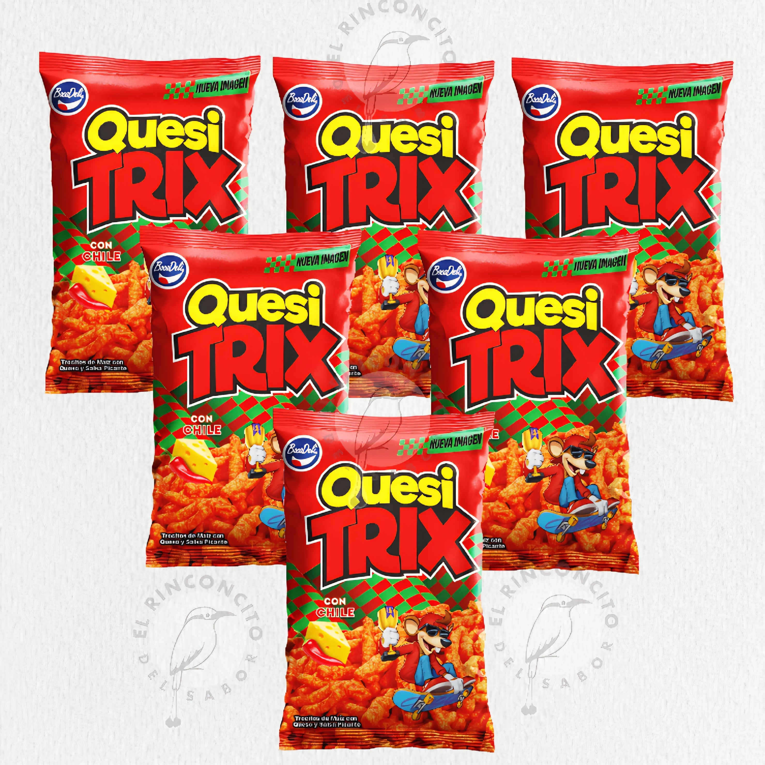 Quesitrix Con Chile Bocadeli pack Authentic Salvadoran Snacks
