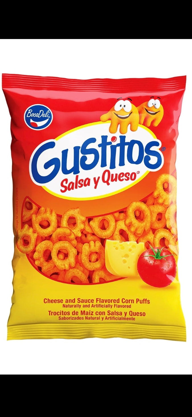 Gustitos Salsa y Queso Bocadeli pack