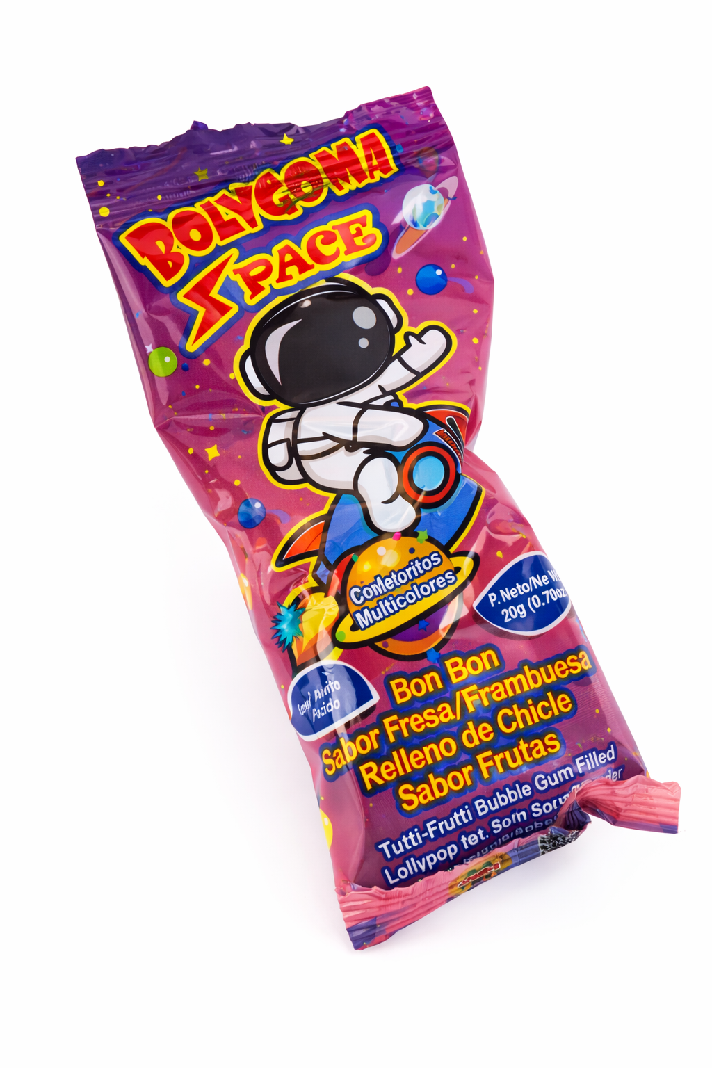 Bolygoma – Bon Bon Relleno de Chicle con Polvito Ácido 3 pack