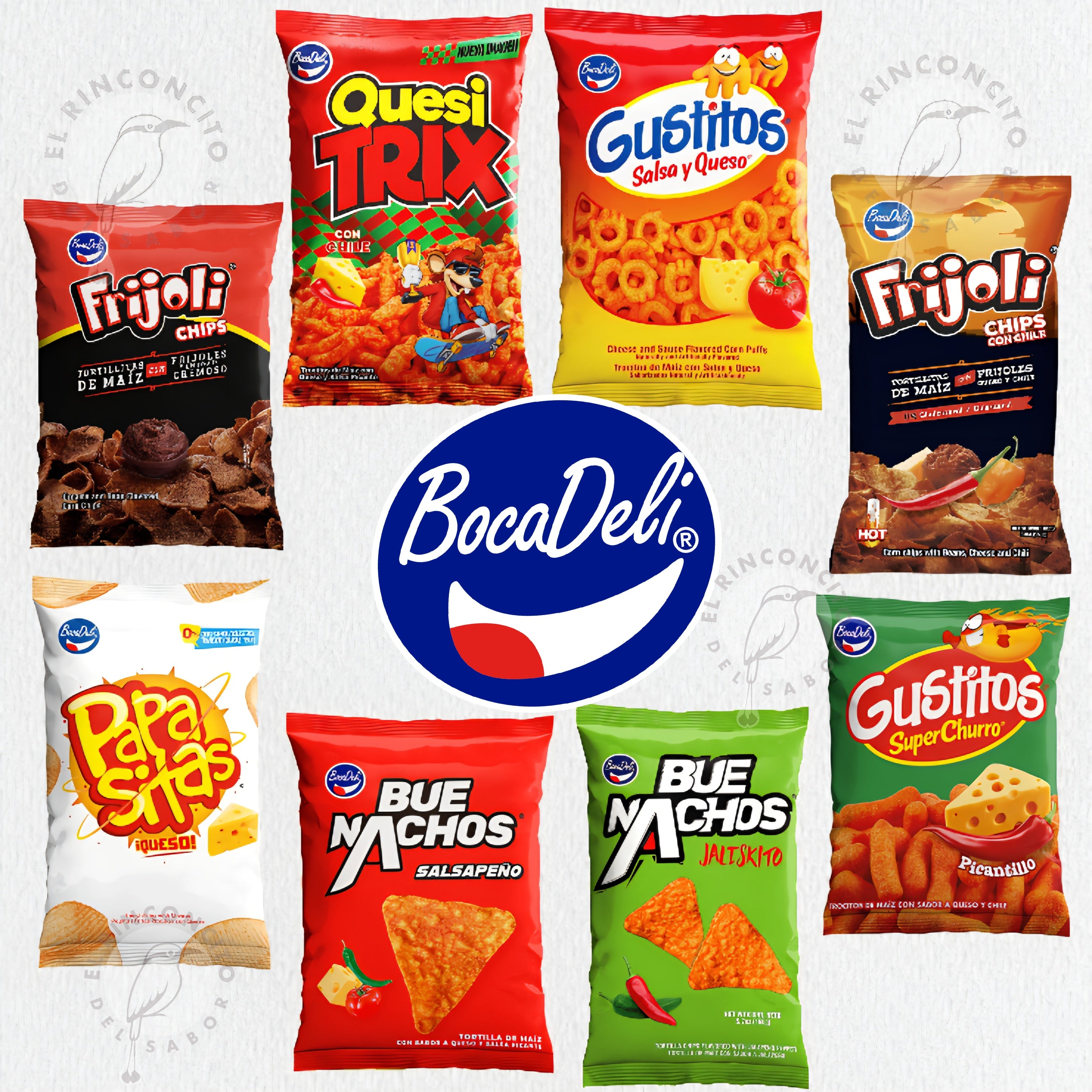 Bocadeli Snack Variedad de Sabores | 3-Pack Variety Mix