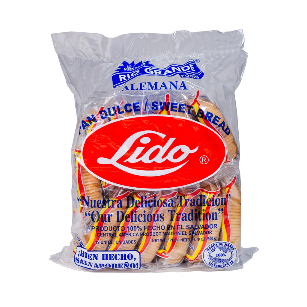Lido Alemana Pan Dulce 12 Pack | Pan Dulce Salvadoreño