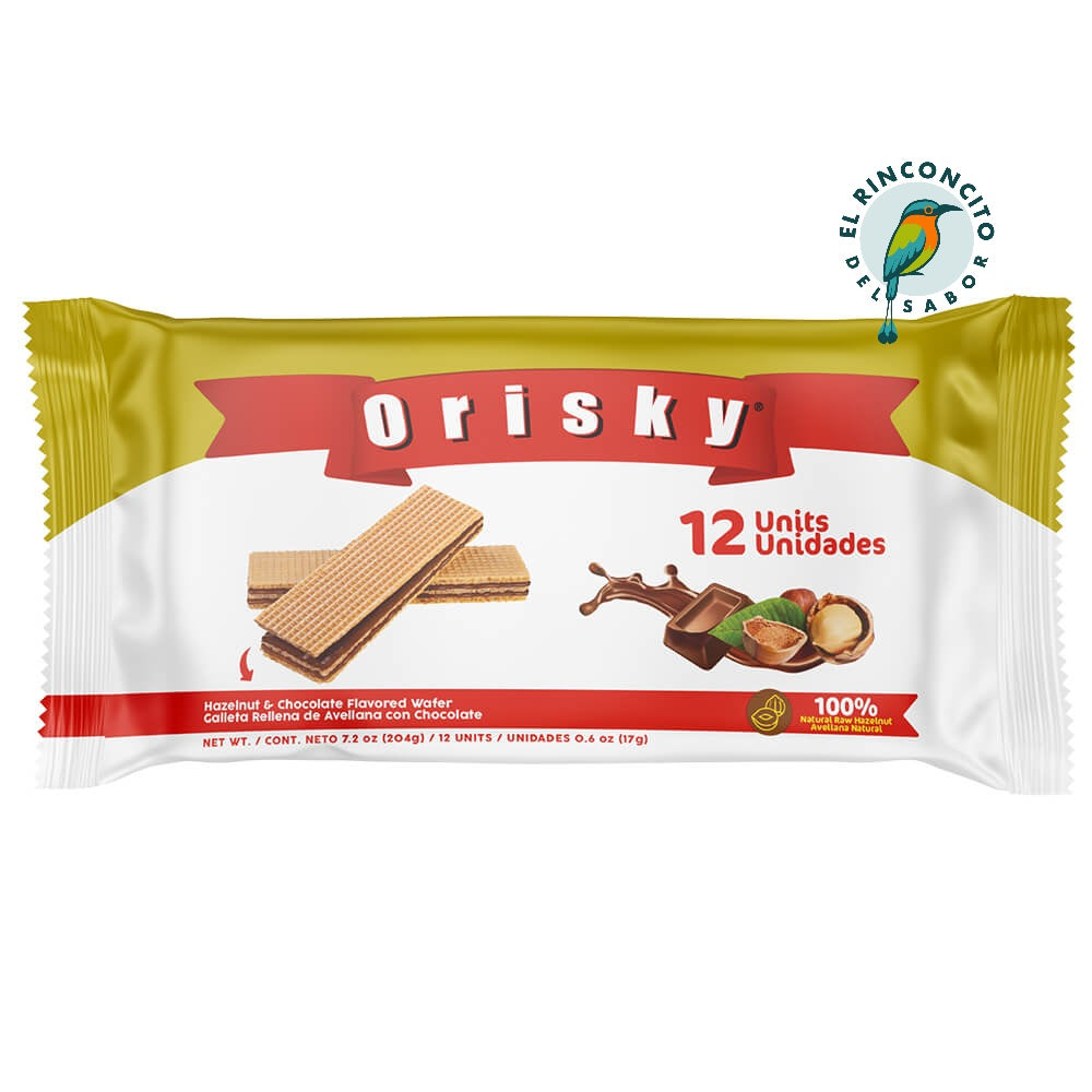 Galleta Orisky de Avellana | Orisky Hazelnut Cookie Waffer