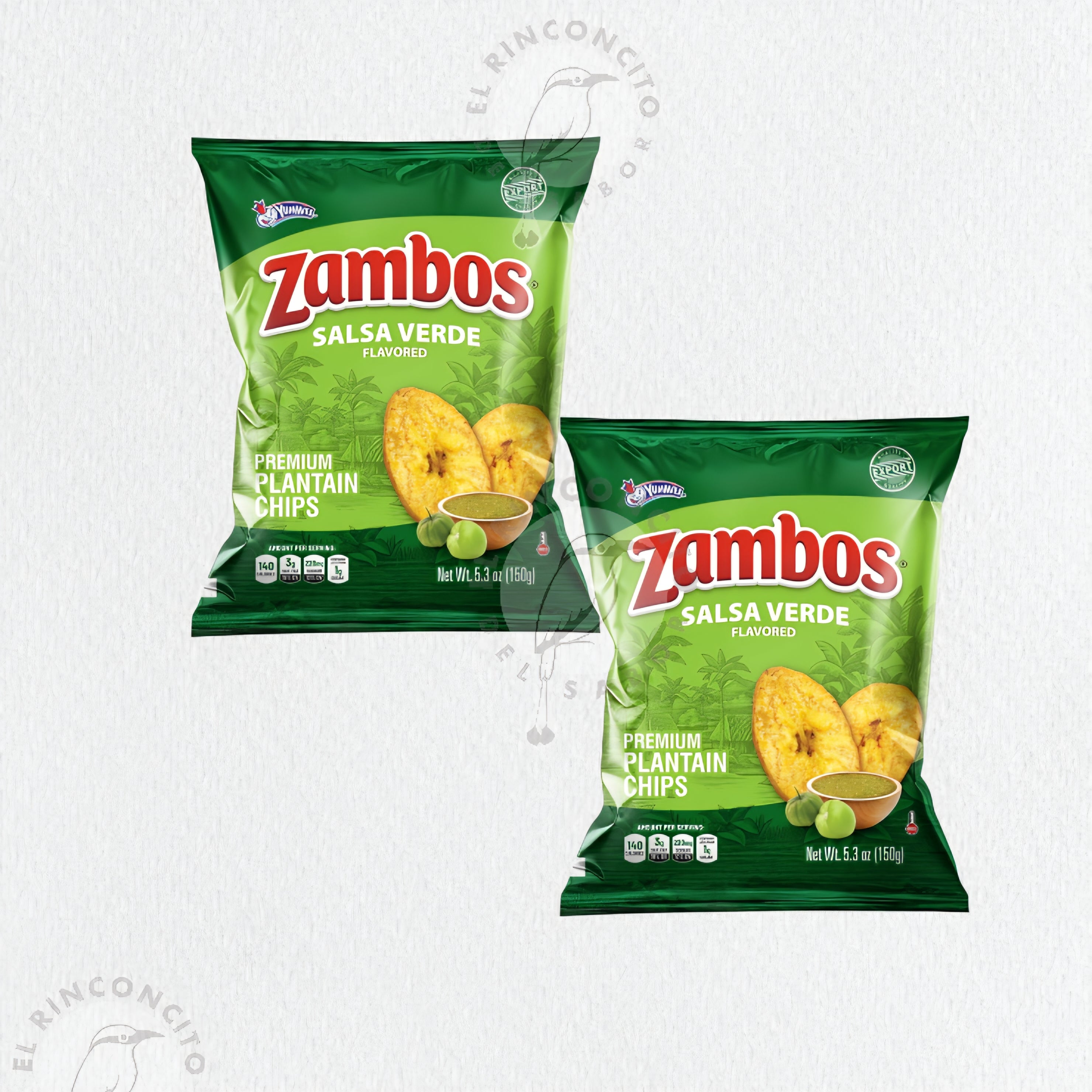 Zambos Platanitos 2 Unidades Variedad | Plantain Chips Mixed Flavor Variety 2 Pack