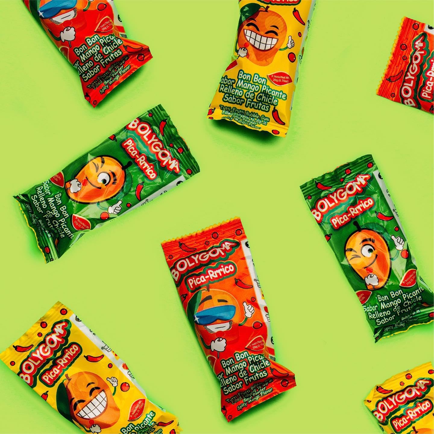 Bolygoma – Bon Bon Relleno de Chicle con Polvito Ácido 3 pack