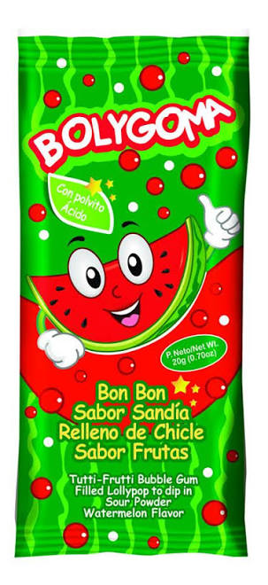 Bolygoma – Bon Bon Relleno de Chicle con Polvito Ácido 3 pack