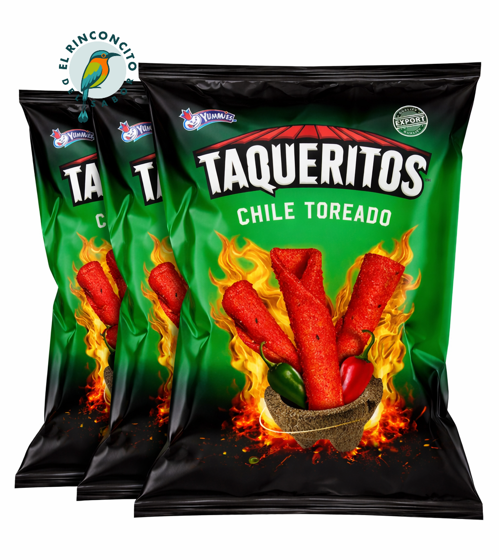 TAQUERITOS Chile Toreado by Yummies! 3 Pack