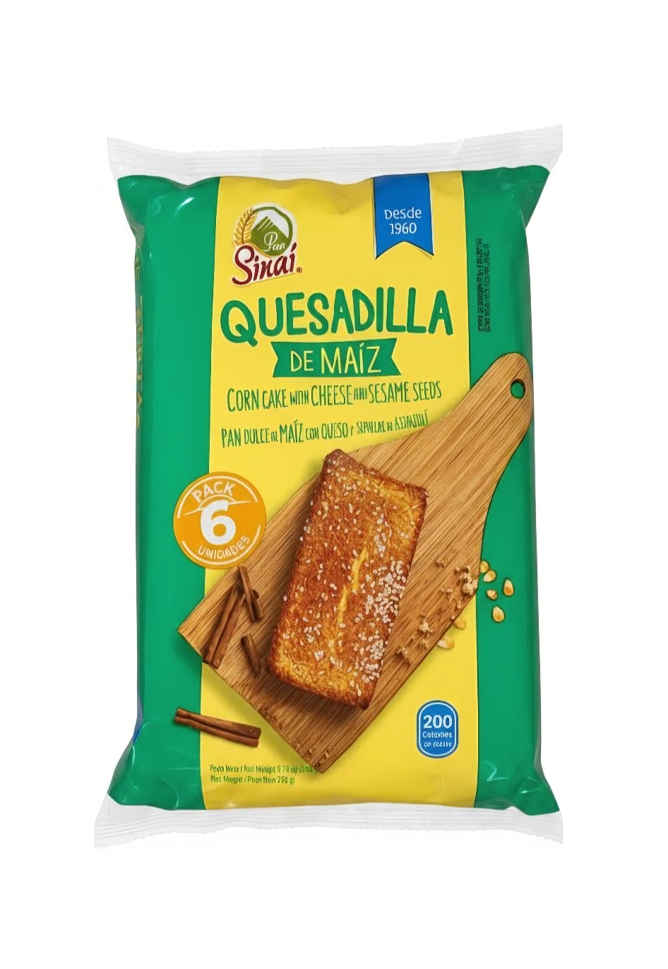 Quesadilla de Maiz Pan Sinaí pack