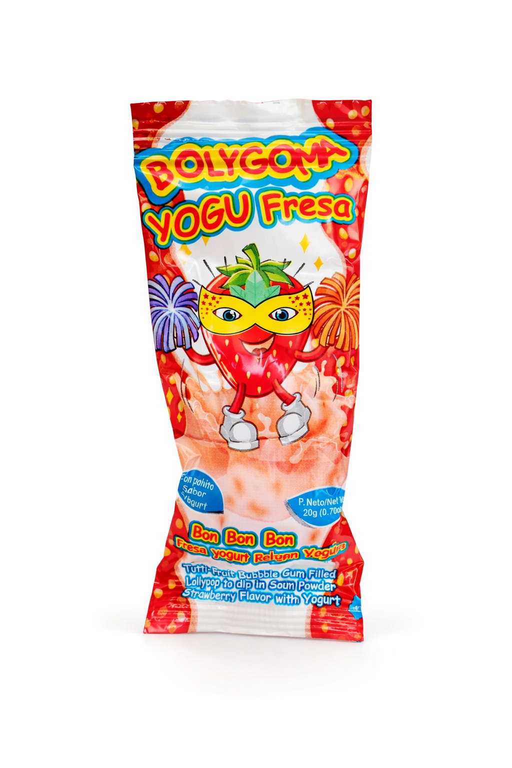 Bolygoma – Bon Bon Relleno de Chicle con Polvito Ácido 3 pack