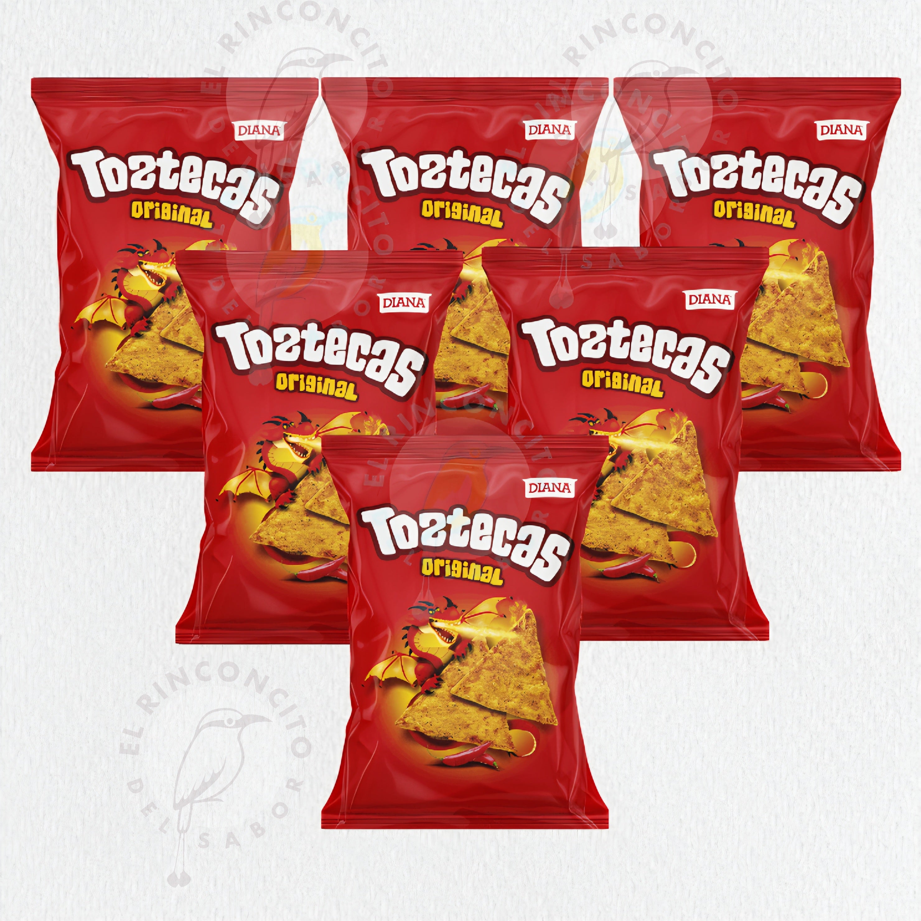 Toztecas Diana Original pack, Spicy tortilla Chips Diana From El Salvador