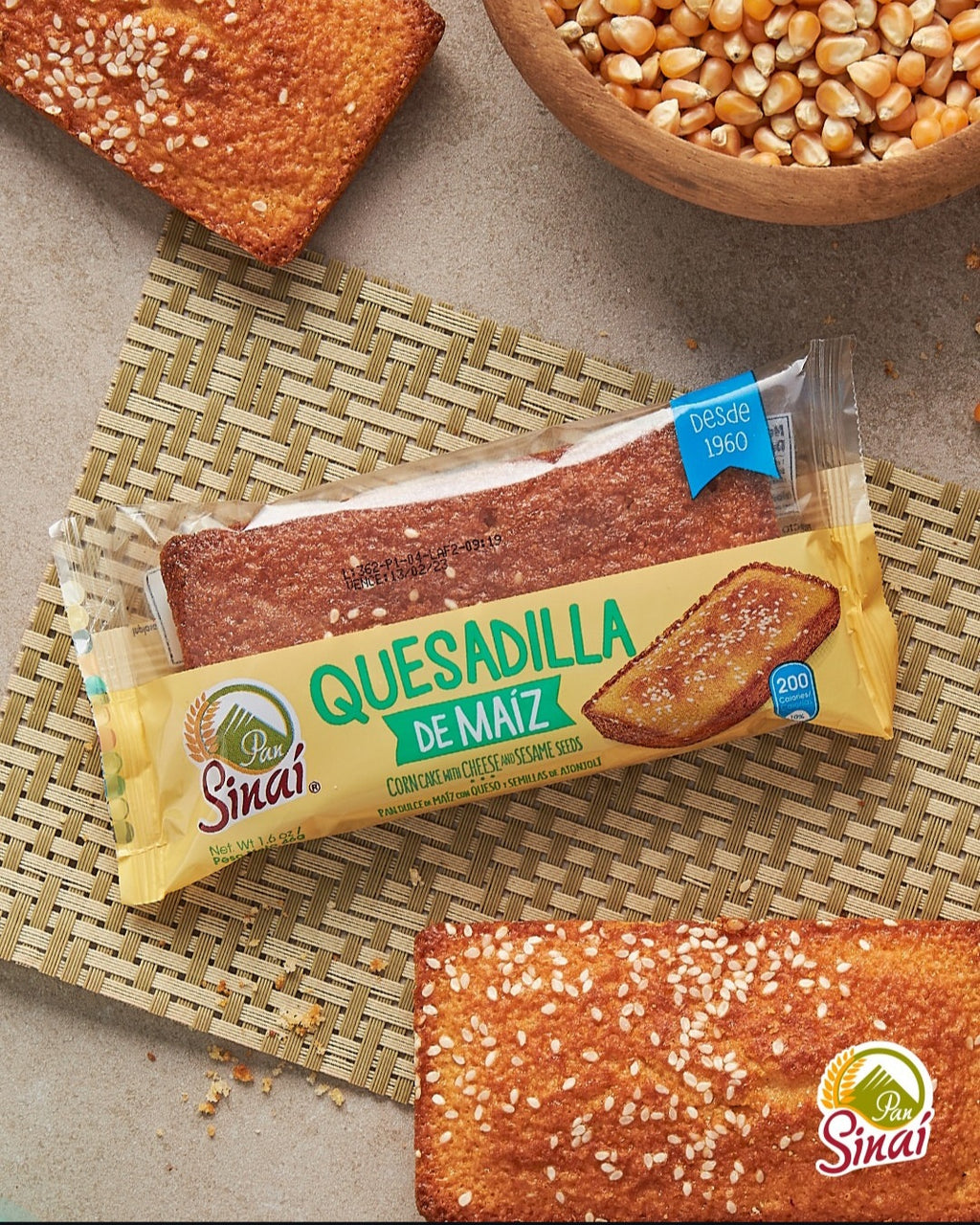 Quesadilla de Maiz Pan Sinaí pack