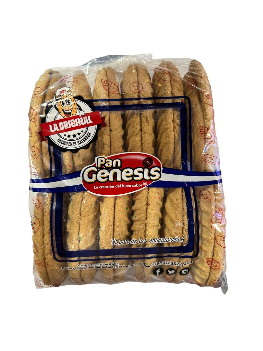 Hojitas Picsy Pan Génesis Salvadoreño - Salvadoran Picsy Sweet Bread Cookie