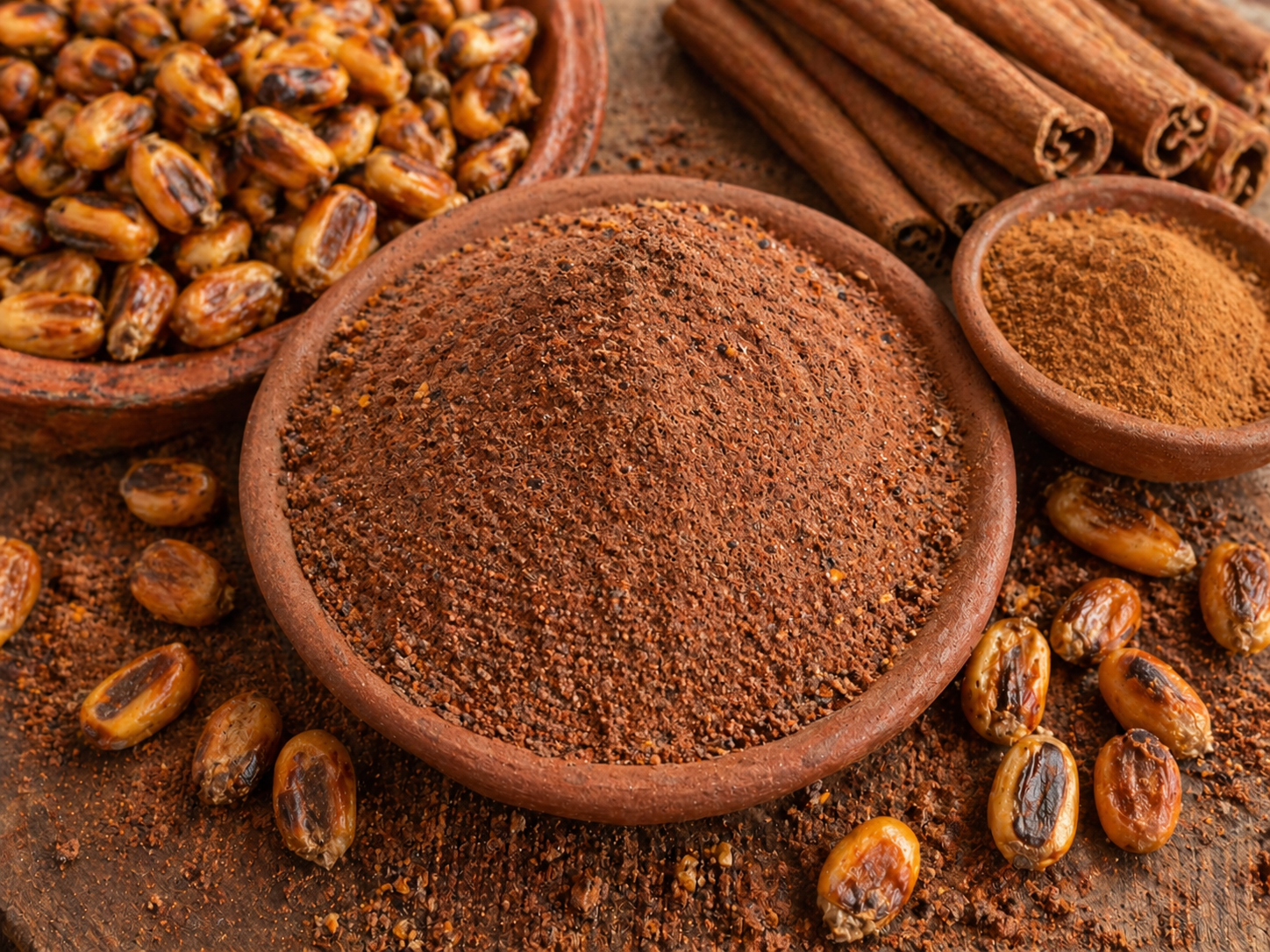 Chocolate de Maíz Tostado con Canela 8oz- Toasted Corn based Chocolate with Cinnamon 8oz
