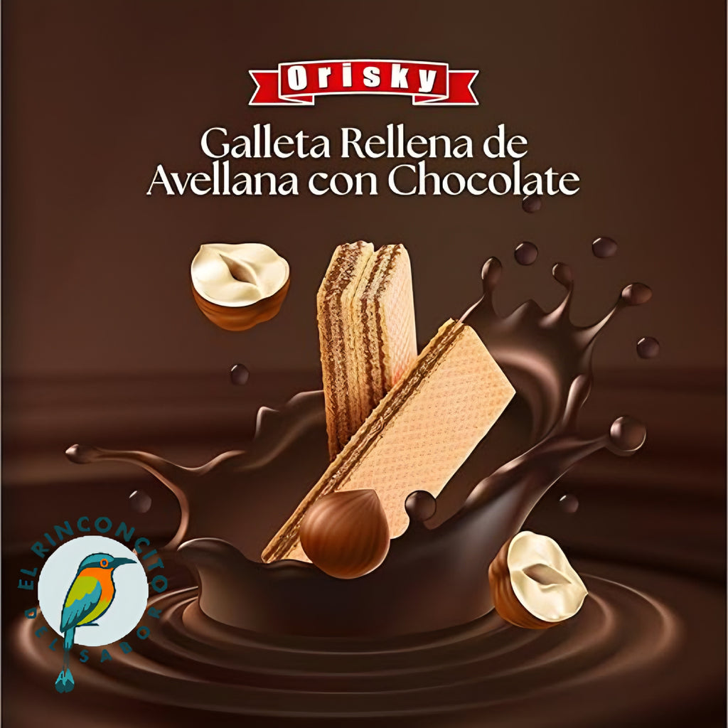 Galleta Orisky de Avellana | Orisky Hazelnut Cookie Waffer
