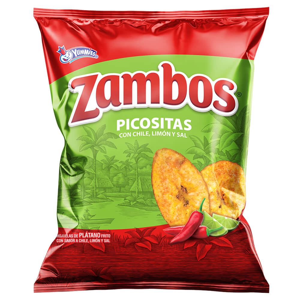 Zambos Platanitos 2 Unidades Variedad | Plantain Chips Mixed Flavor Variety 2 Pack