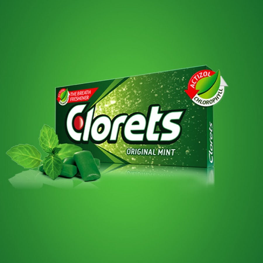 Clorets Cajita de 60 Unidades | Clorets Gum 60 units per Box