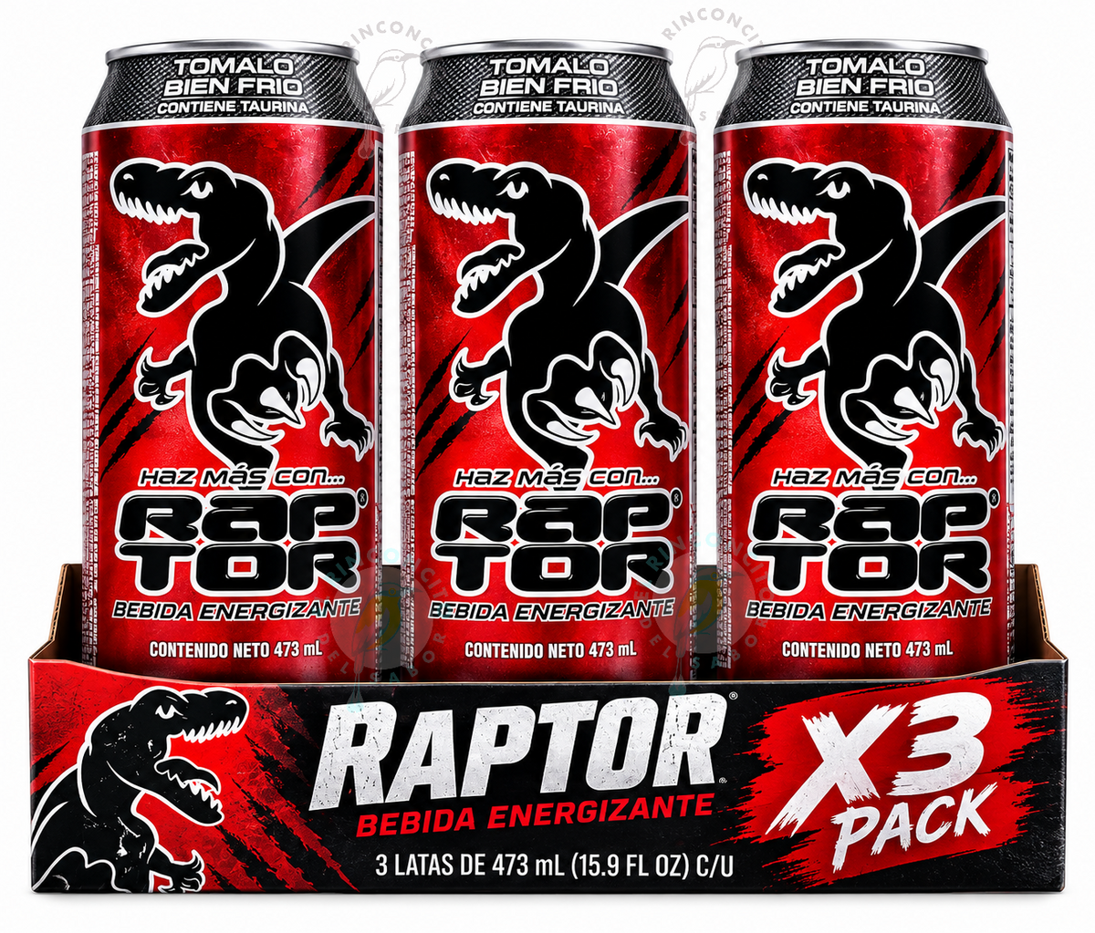 Raptor Energy Drink from Central America - Bebida Energizante Auténtico