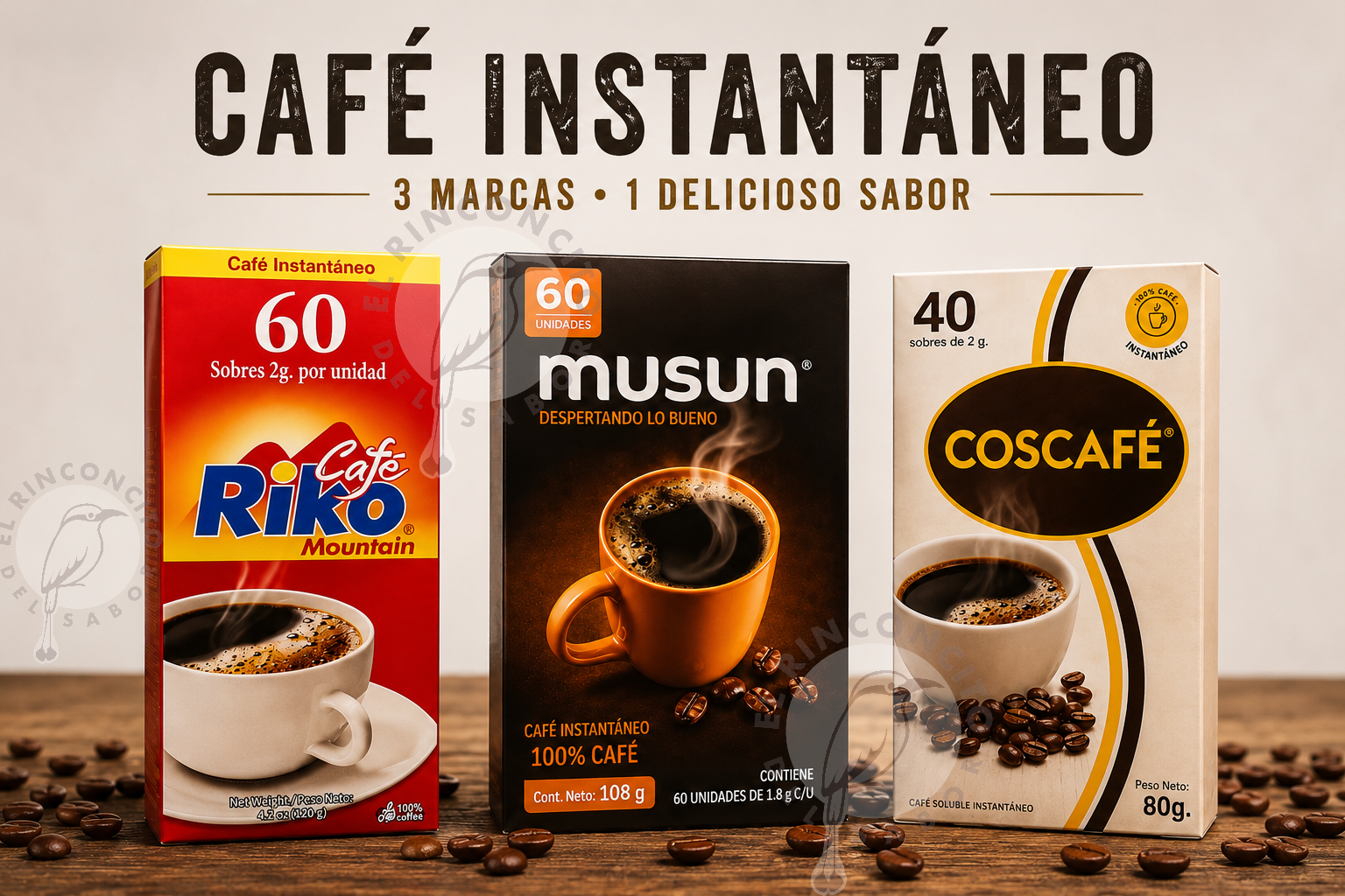 Café instantáneo Variedad