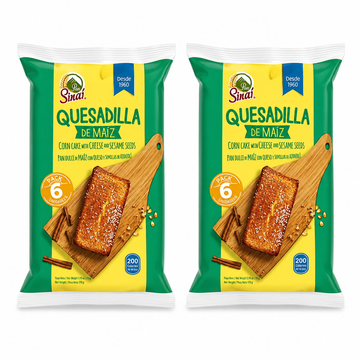 Quesadilla de Maiz Pan Sinaí pack