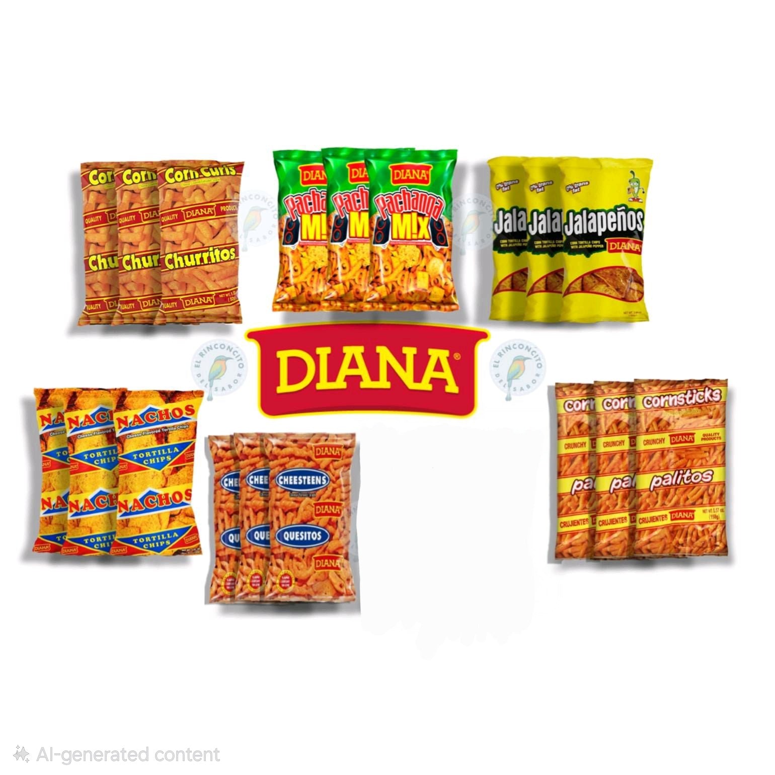 Paquete variado de Boquitas Diana