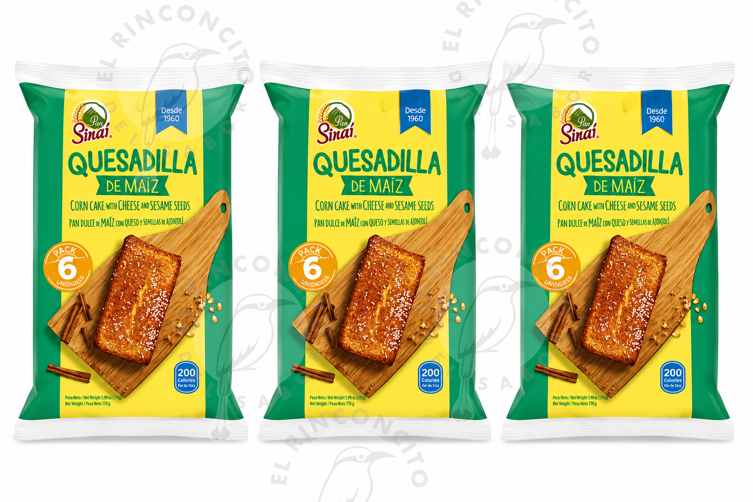 Quesadilla de Maiz Pan Sinaí pack