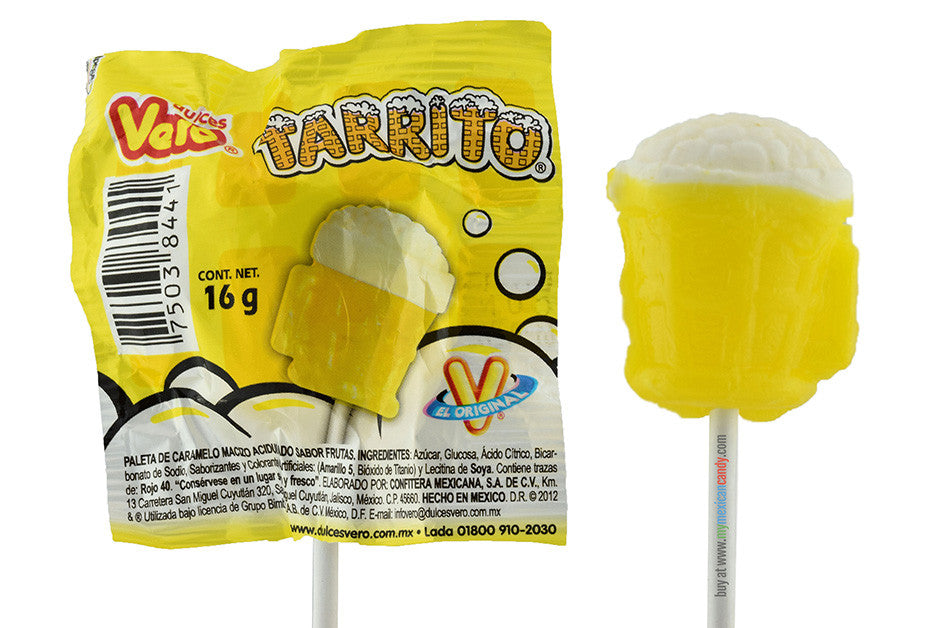 Dulces y Paletas de Nuestra Niñez Tarritos & Manita Marca Vero