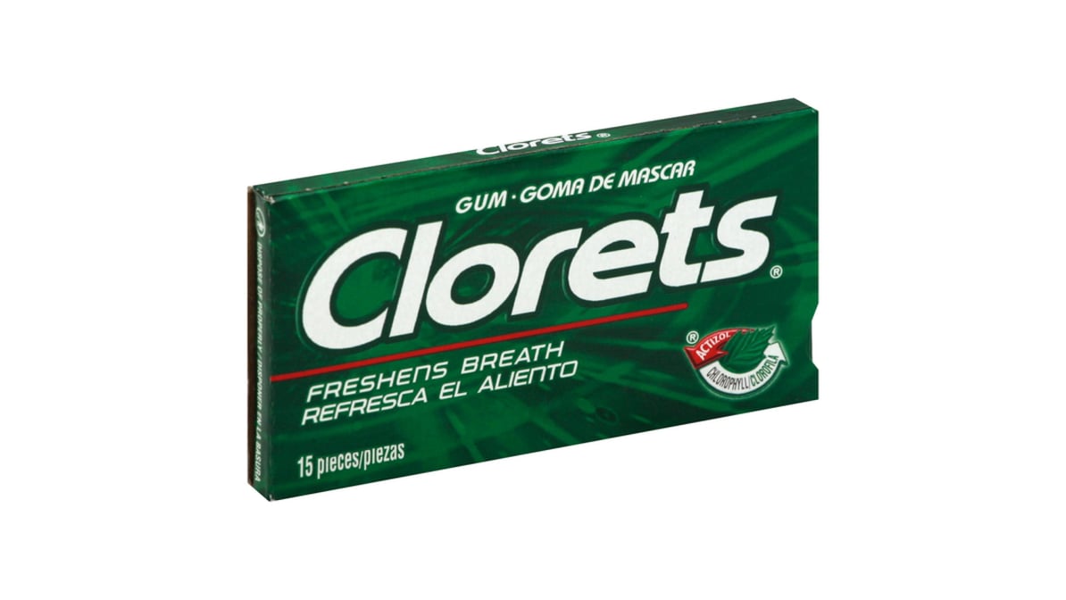 Clorets Cajita de 60 Unidades | Clorets Gum 60 units per Box