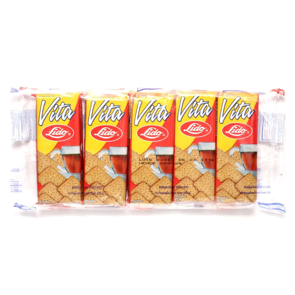 Lido Galleta Vita 12 Pack | Classic Salvadoran Cookies