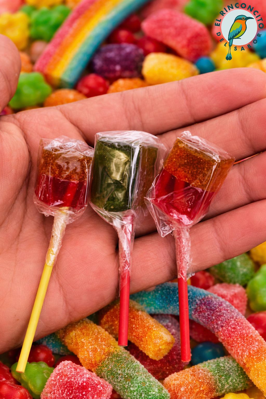Chupa Besitos - Hard Candy Lolipops from El Salvador 7pcs